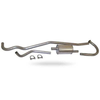 1987 1992 Jeep Wrangler (YJ) Exhaust System   Crown Automotive, Steel, Direct fit, Clamp on