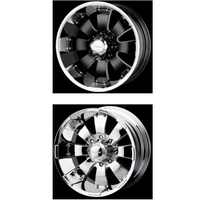 Mazzi Style 755 (Hulk) Black or Chrome Wheel   JCWhitney