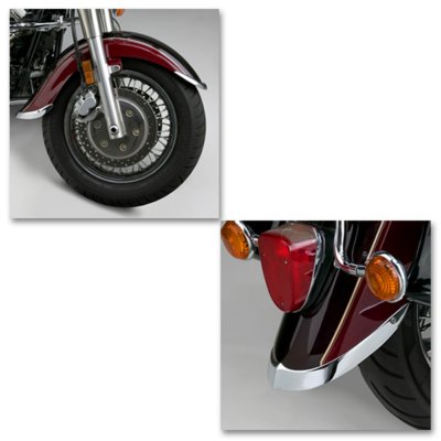1998 2004 Suzuki   Motorcycle VL1500 Intruder Fender Tip   National Cycle, Direct fit, Chrome, Front Or Rear